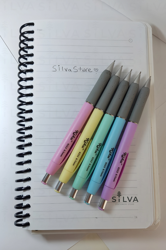 اتود پاستلی Kiku مدل K212 با نوک 0.5 و 0.7 میلیمتر در رنگهای ملایم