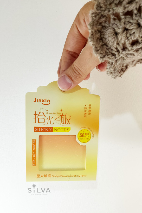 خرید استیک نوت شفاف رنگی شاین دار - سیلوا استور